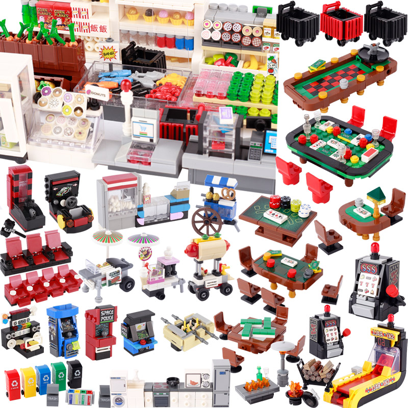 Kitchen Appliances For Gift - City Street View escena de bloques