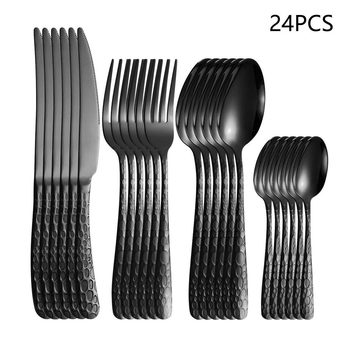 Kitchen Appliances Combo - Juego de cubiertos de acero inoxidable