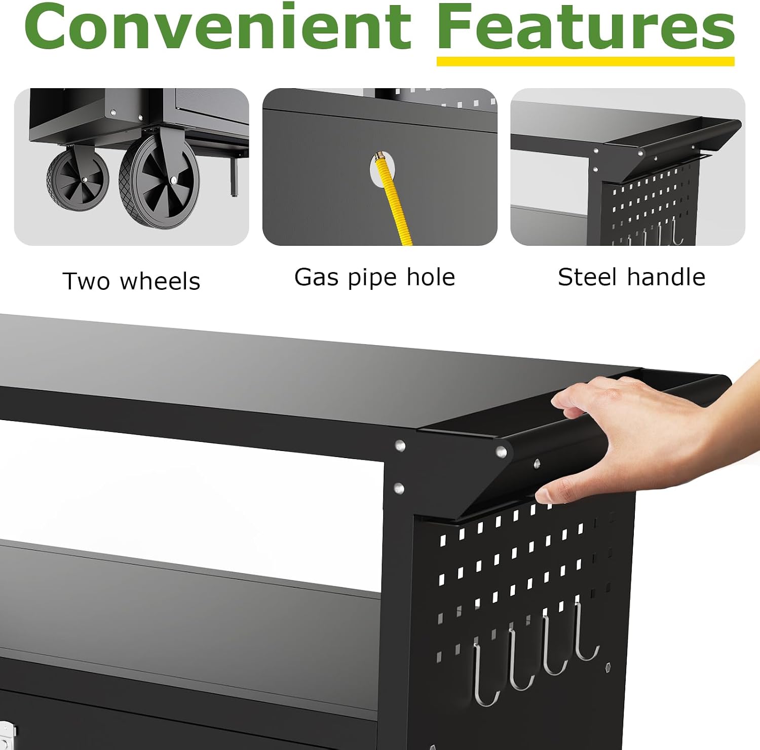 Carrito de parrilla para exter - Kitchen Appliances Organizer reseña y precio