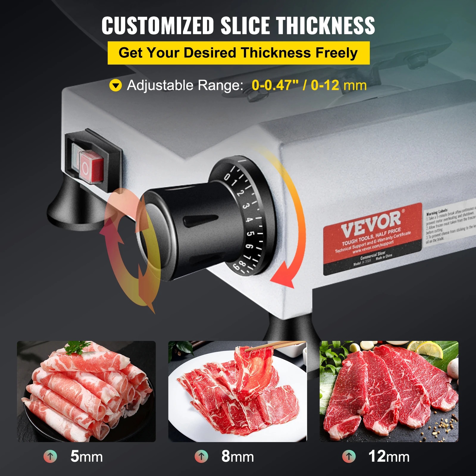 SucceBuy Rebanadora de Carne C - Kitchen Appliances Commercial reseña y precio