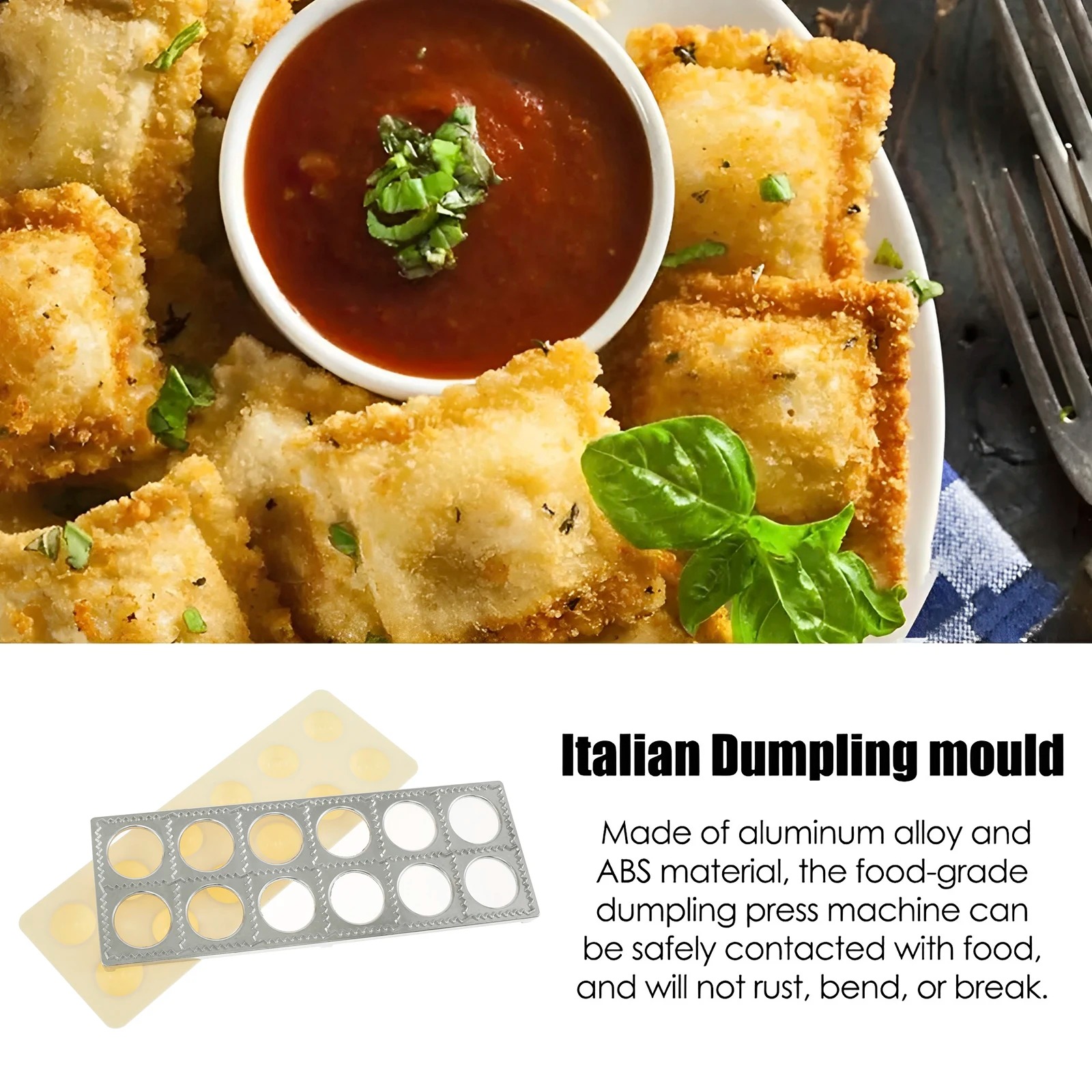 Molde para dumplings, molde de - Kitchen Appliances Garage reseña y precio