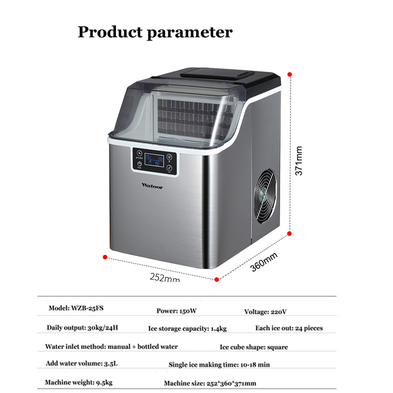 Máquina de Hielo PBOBP de 30 k - Kitchen Appliances Commercial reseña y precio