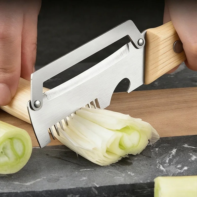 Pelador multifuncional de acer - Kitchen Appliances Japan reseña y precio