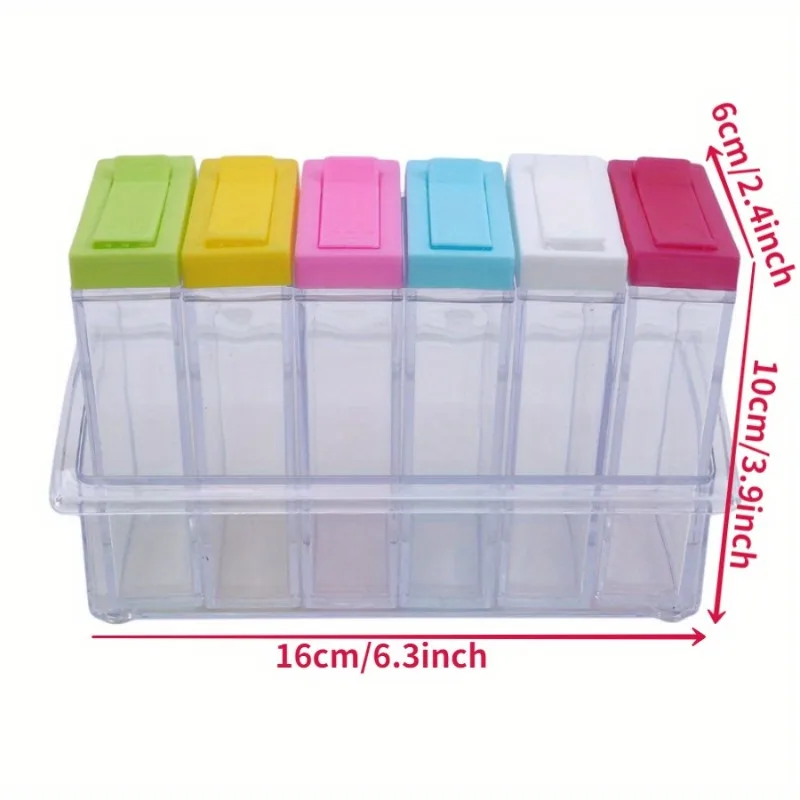 Caja de condimentos transparen - Kitchen Appliances Organizer reseña y precio