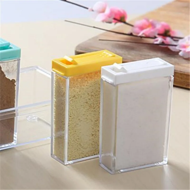 Caja de condimentos transparen - Kitchen Appliances Organizer reseña y precio
