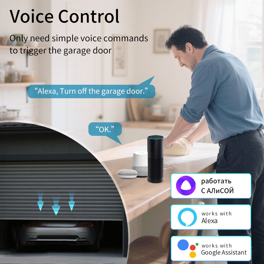 Controlador de Puerta de Garaj - Kitchen Appliances Garage reseña y precio