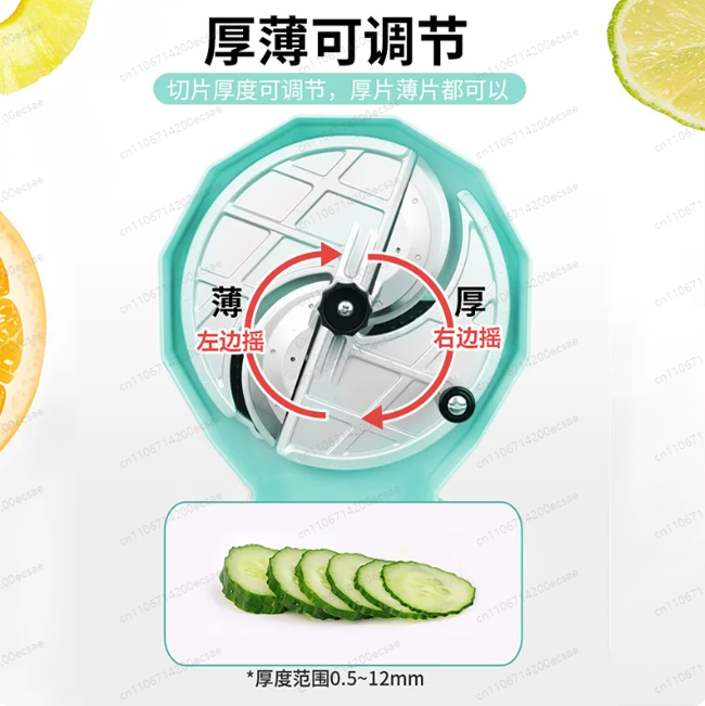 Cortador manual de frutas y ve - Kitchen Appliances Commercial reseña y precio