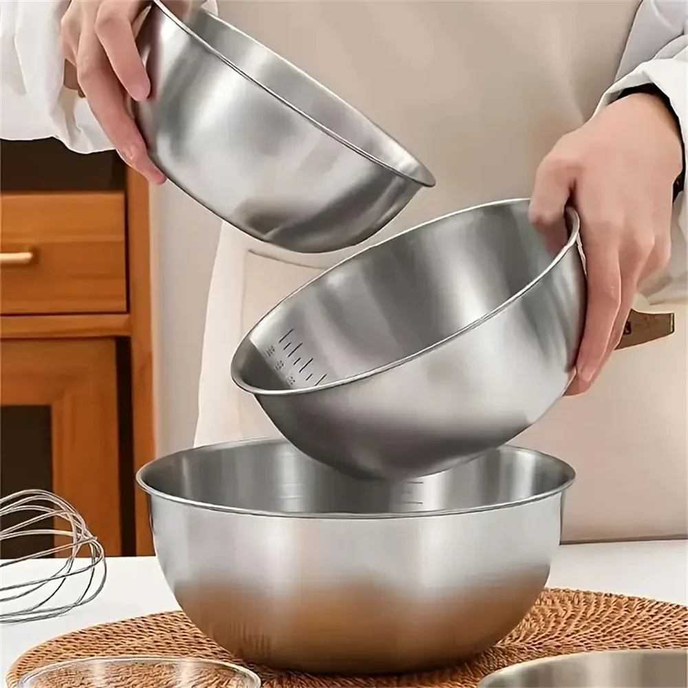 Juego de 3 Tazones de Acero In - Kitchen Appliances Organizer reseña y precio