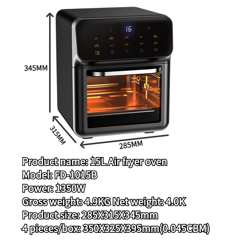 PANERKA freidora de aire con v - Kitchen Appliances Commercial reseña y precio