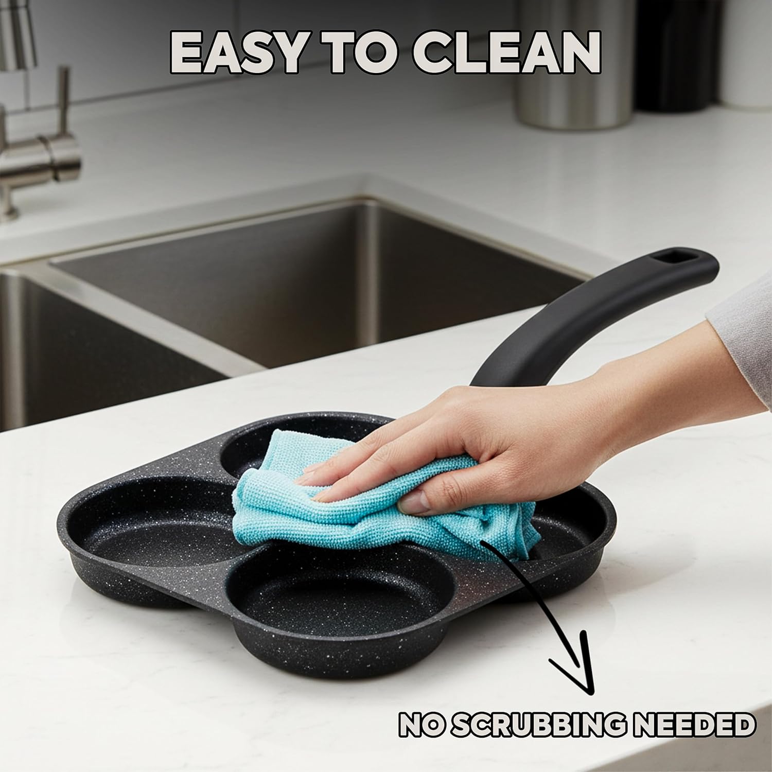 Sartén Antiadherente para Huev - Electric Griddle Pancake reseña y precio
