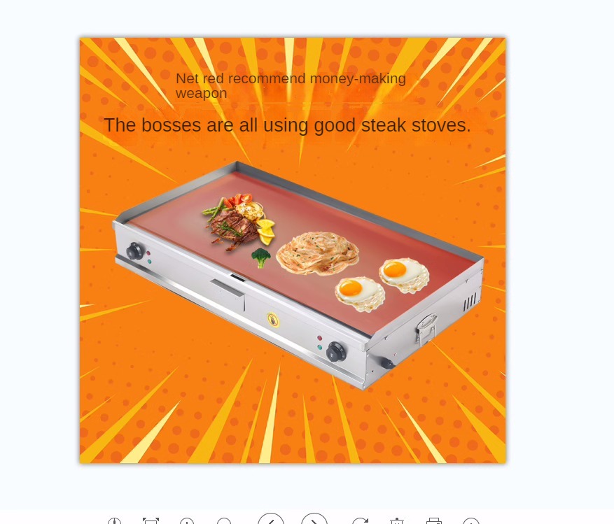 Plancha eléctrica comercial, m - Electric Griddle Pancake reseña y precio