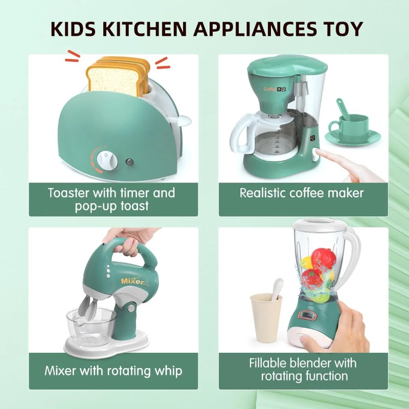 Juego de Juguetes de Electrodo - Kitchen Appliances For Gift reseña y precio